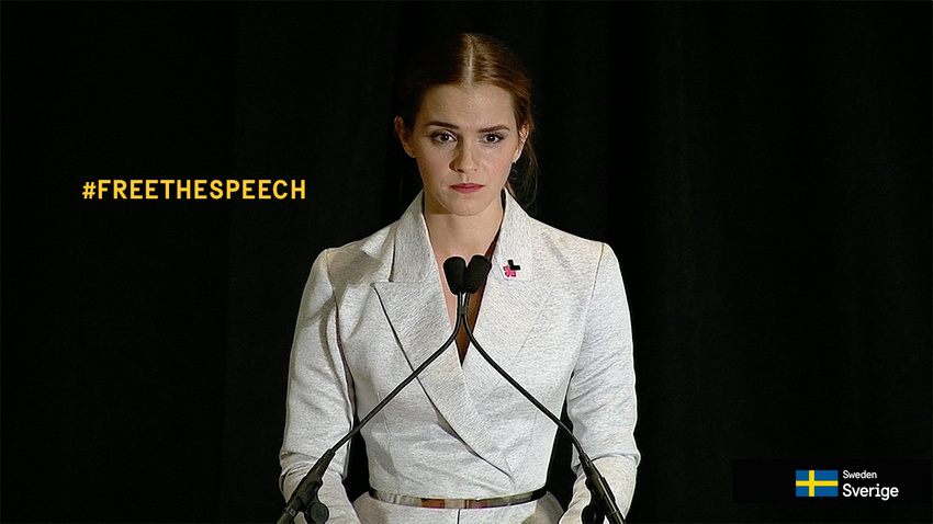 Free The Speech campaign for Sweden